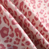 Sexy Ice Silk Lingerie Lazy Little Pink Leopard Sling Night Dress Animal Pattern Female's Home Sleepwear