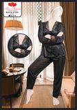 2Pc Silk Pajama Set Nightwear - 7003