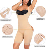 Breathable Shapewear, Seamless Full Body Shaper Waist Trainer Open Butt Lifter Thigh Reducer Panties Tummy Control Push Up Shaper Corset