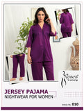 2 Pc Bridal Stylish Shirt Pajama Night Suite