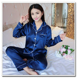 Silk Night Shirt Pajama Set